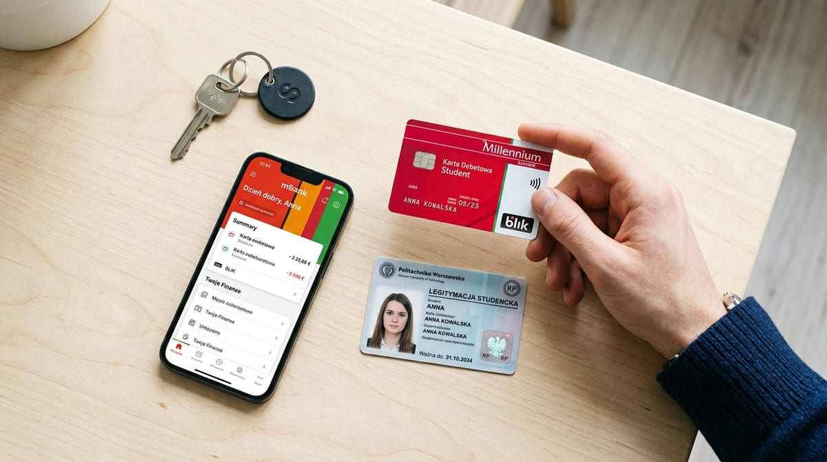 Young student holding smartphone displaying 6-digit payment code over modern contactless point of sale terminal in cafe